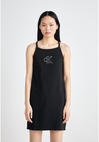 Трикотажное платье OUTLINED STRAPPY TANK DRESS