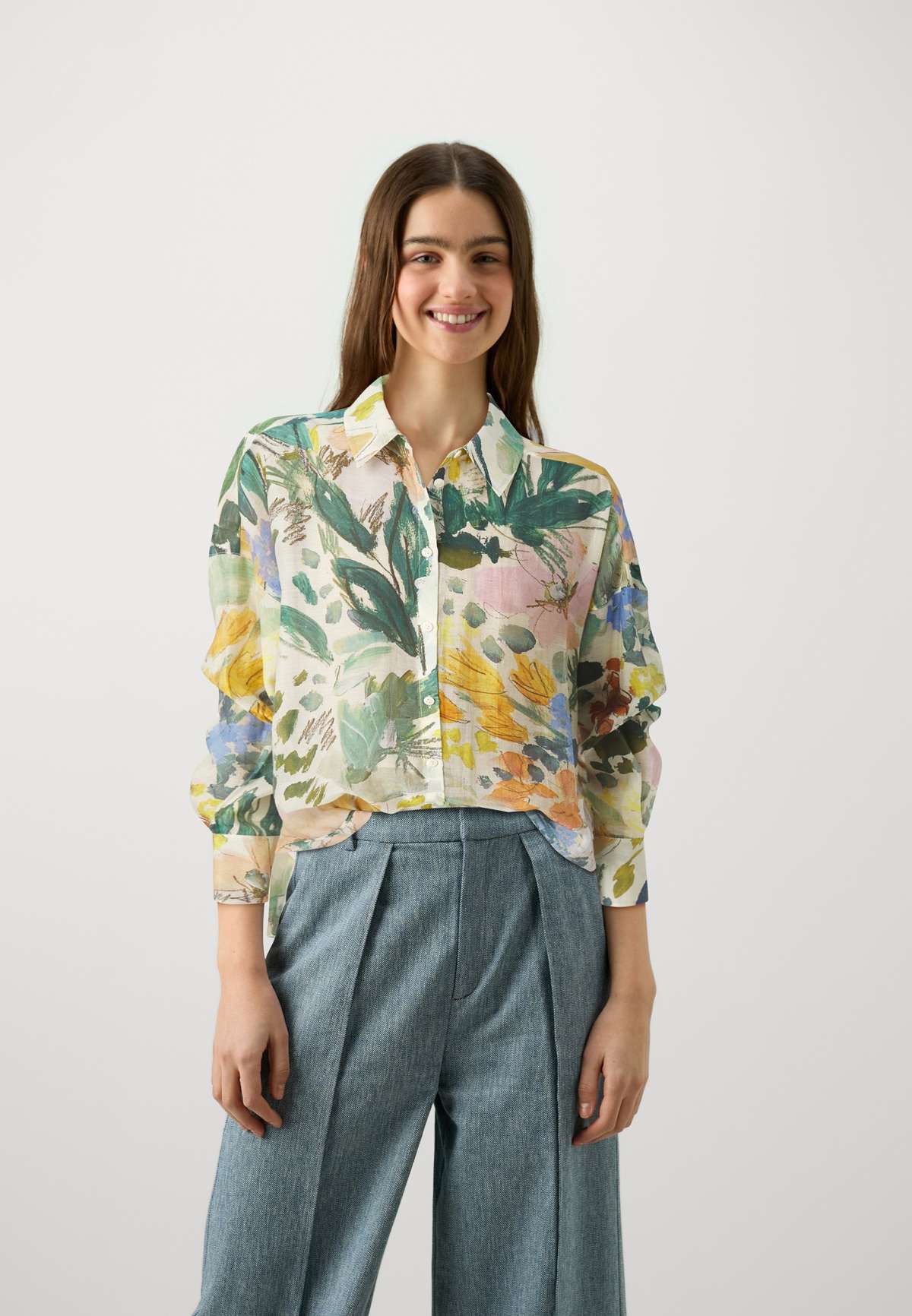 Блуза-рубашка PICCOLA