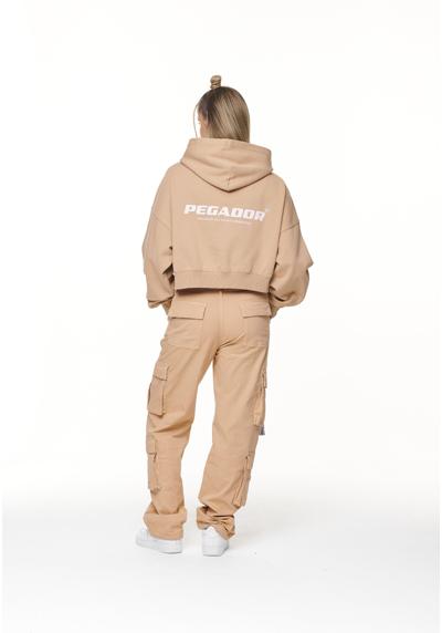 Кофта LUNA LOGO OVERSIZED CROPPED HOODIE