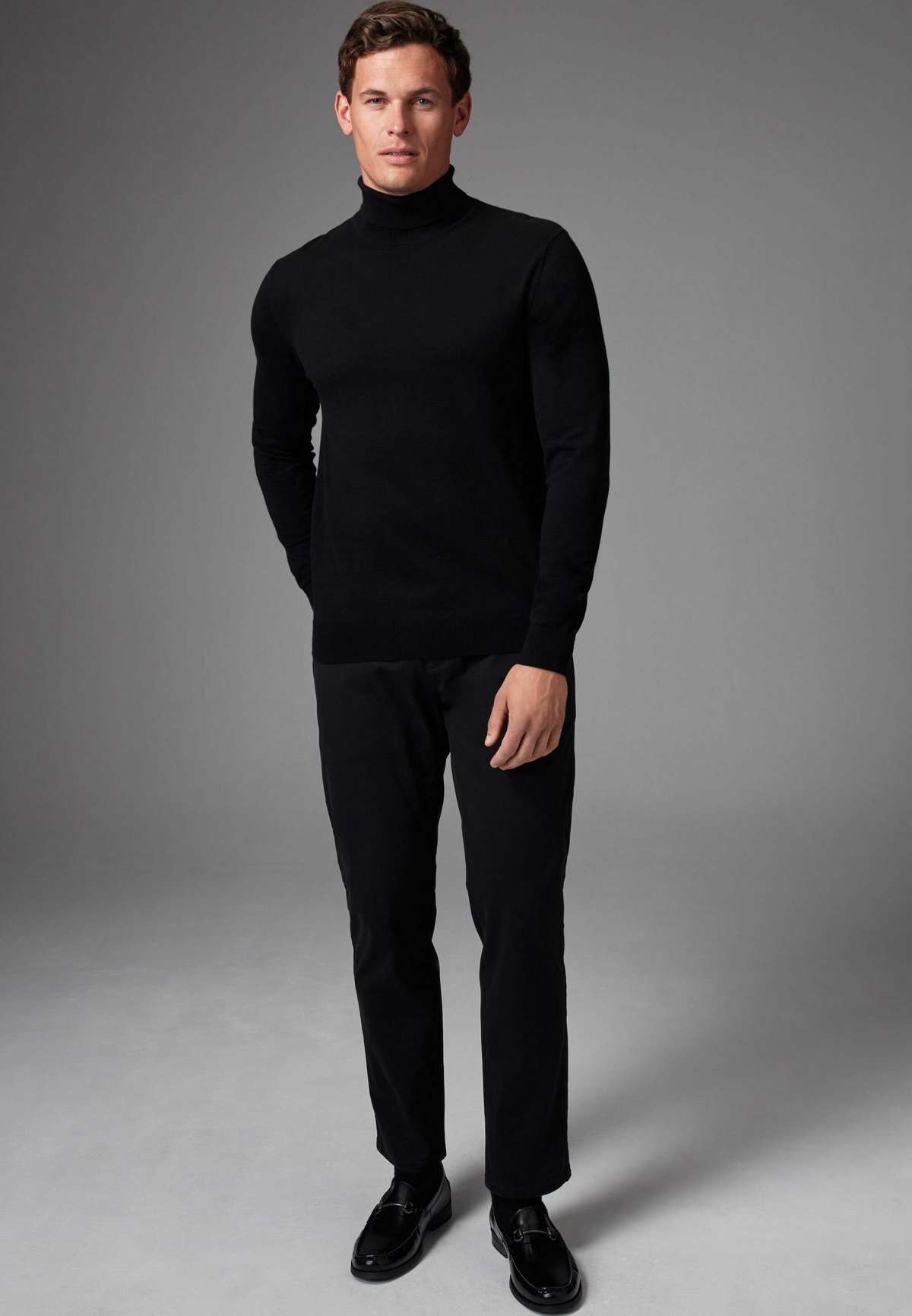 Пуловер LONG SLEEVE ROLL NECK