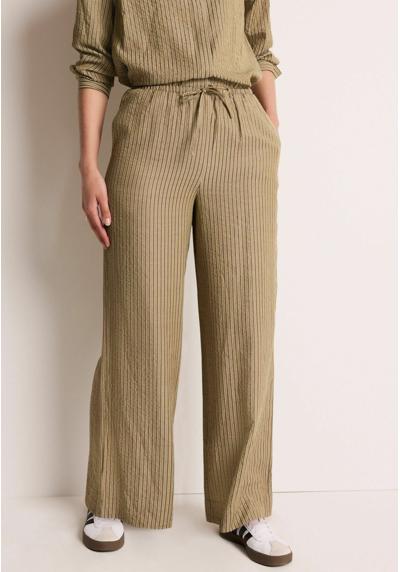 Брюки TEXTURED STRIPE WIDE LEG