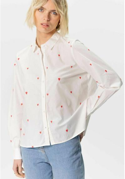 Блуза-рубашка MIT HERZSTICKEREI