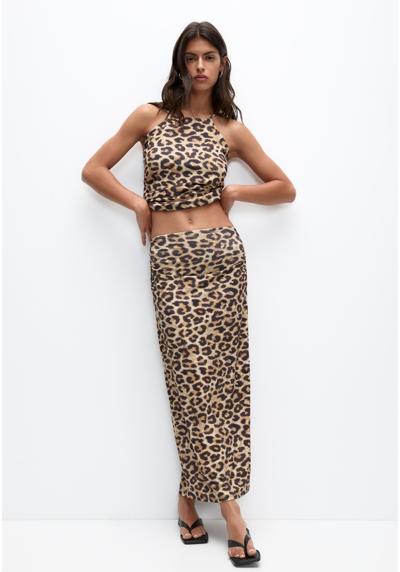 Юбка LEOPARD PRINT MIDI