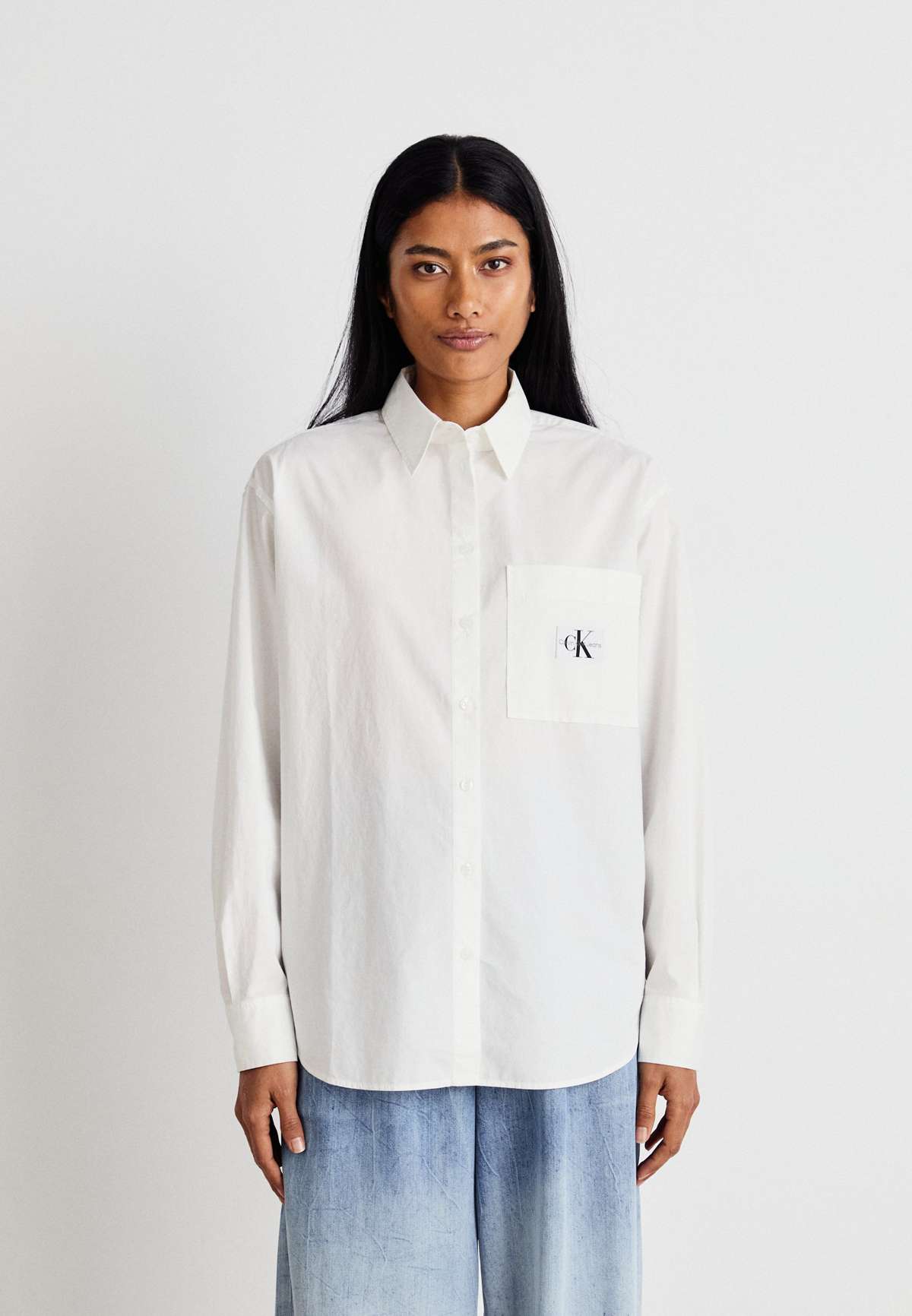 Блуза-рубашка LABEL RELAXED SHIRT