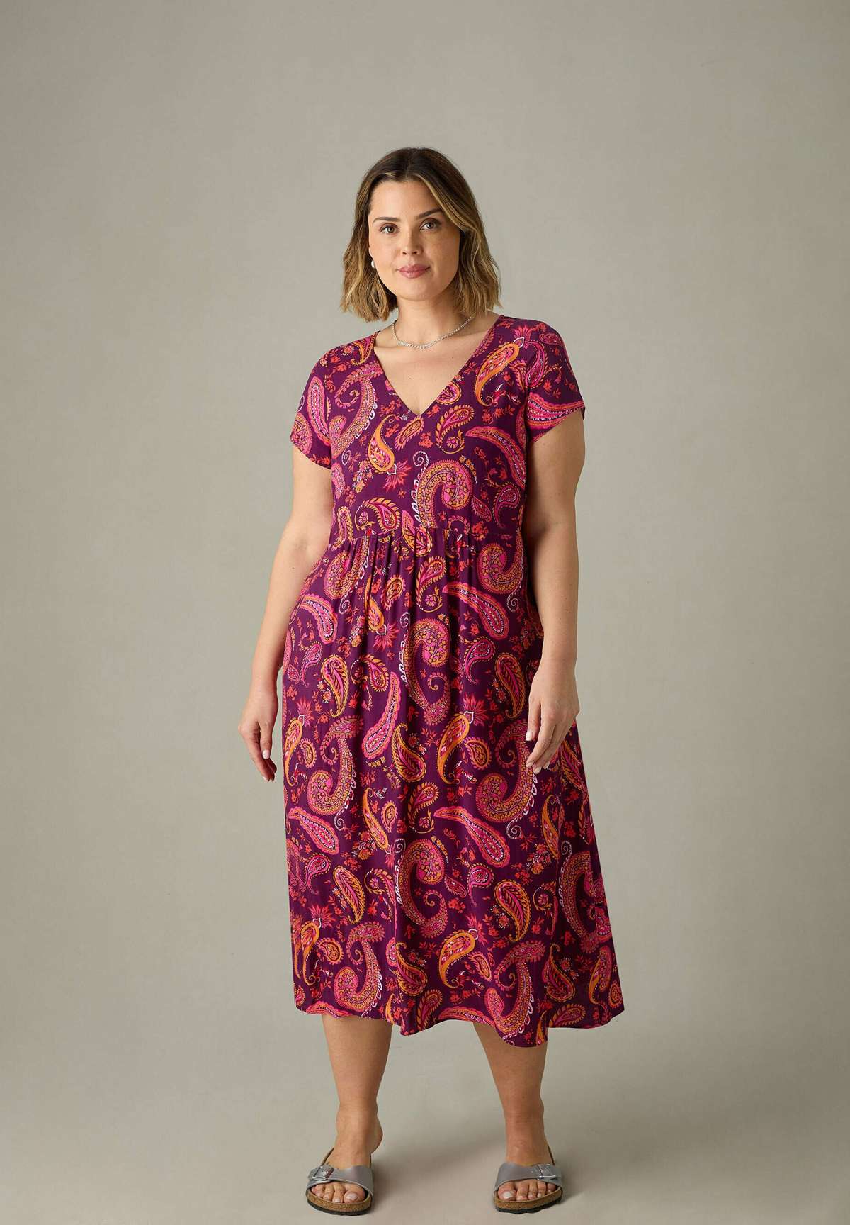 Платье PLUM PAISLEY TIERED