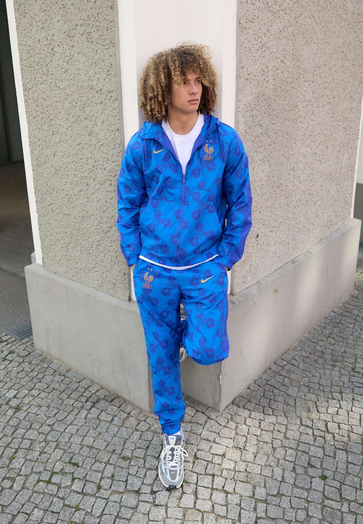 FRANCE FFF TRACK SUIT HOODED - Nationalmannschaft FRANCE FFF TRACK SUIT HOODED