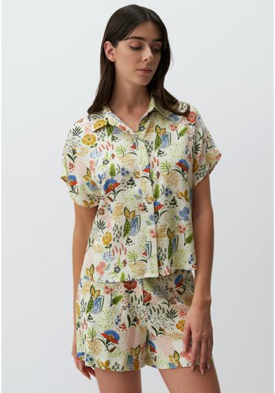 Блуза-рубашка SHORT SLEEVE PATTERNED