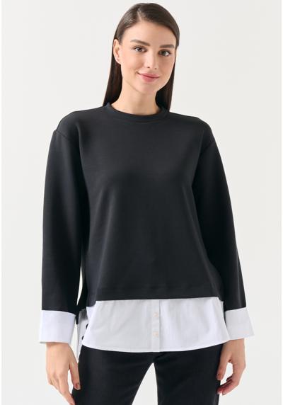 Кофта CREW NECK SHIRT DETAILED SWEATSHIRT