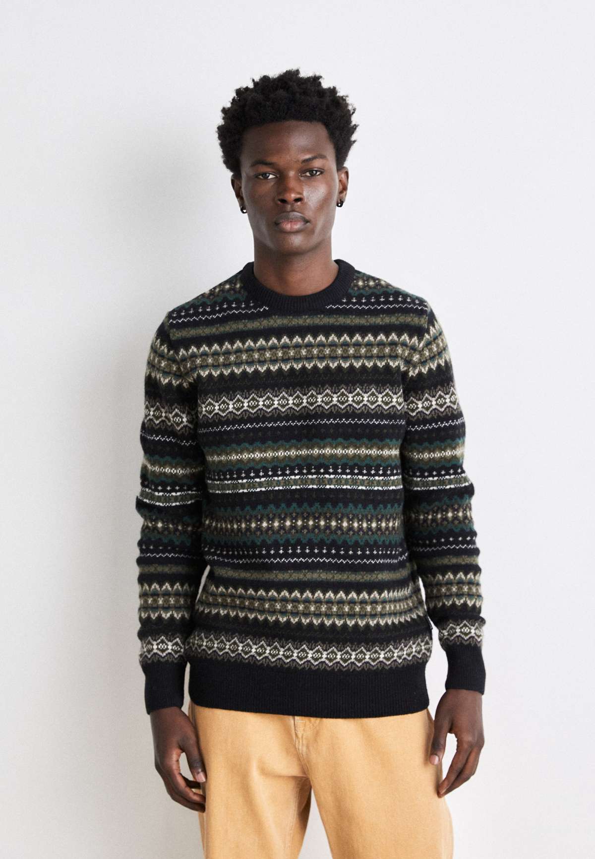 Пуловер CASE FAIR ISLE CREW NECK