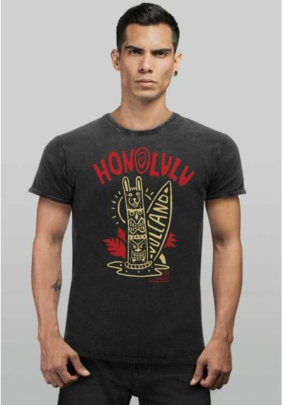 Футболка VINTAGE TANK HONOLULU TIKI TOTEM MASKE S