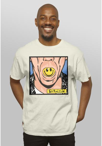 Футболка REVIVAL TEES FATBOY SLIM FATBOY SLIM SMILEY MOUTH POP ART