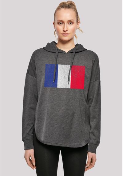 Пуловер FRANKREICH FLAGGE DISTRESSED