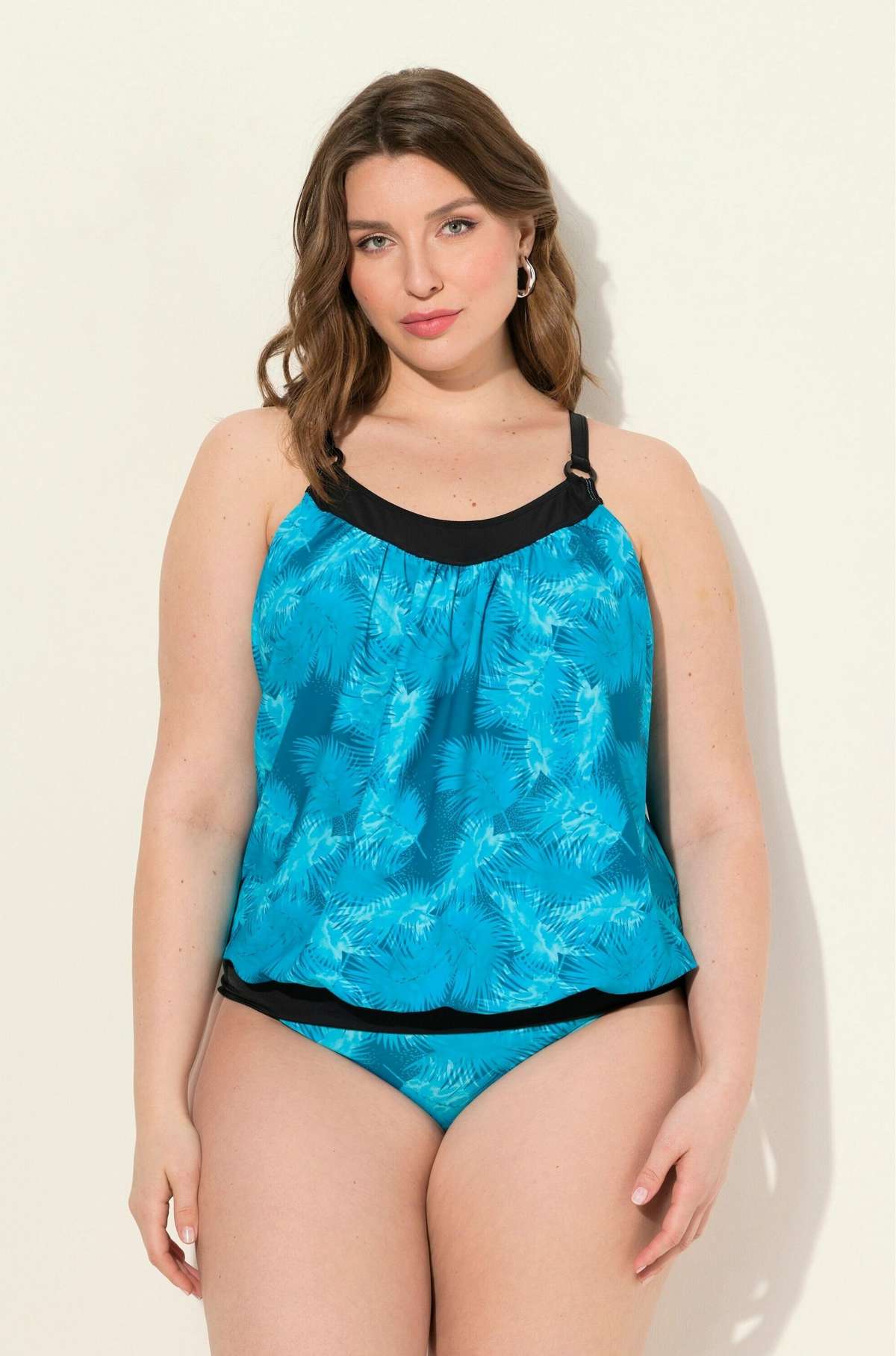 Купальник OCEAN PALM ELASTIC HEM TANKINI SET