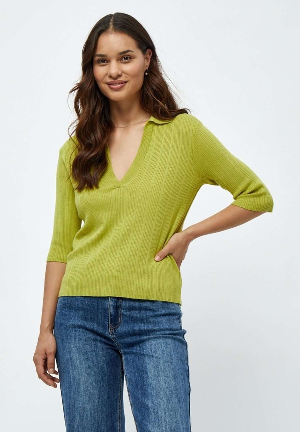 Кофта-поло DEANNE 2/4 SLEEVE POLO PULLOVER.
