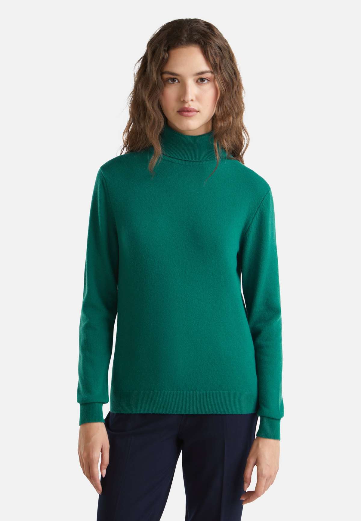 Пуловер LONG SLEEVE REGULAR FIT PLAIN 
