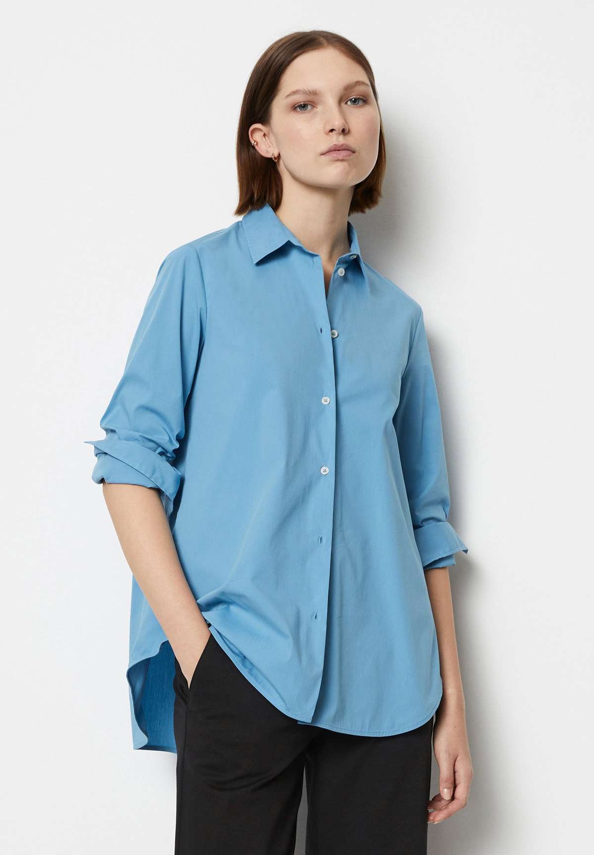 Блуза-рубашка STRETCH POPELINE