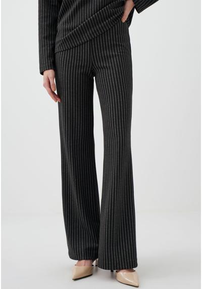 Брюки HIGH WAIST WIDE LEG STRIPED KNITTED PANTS