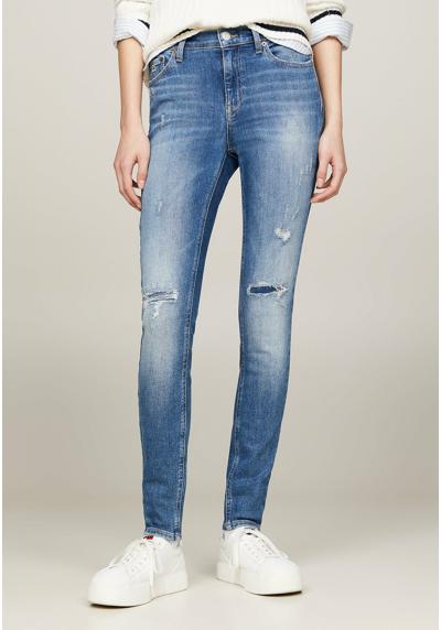 Джинсы NORA MID RISE DISTRESSED