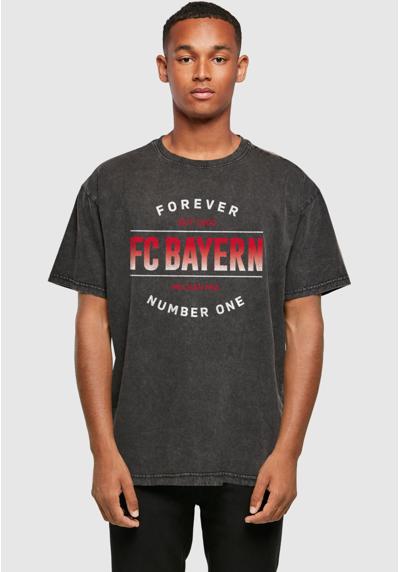 Футболка FOREVER NUMBER ONE ACID WASHED HEAVY TEE