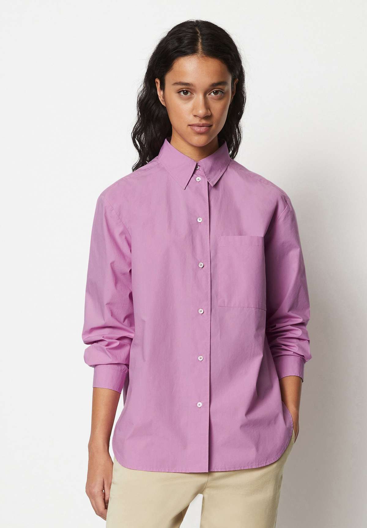 Блуза-рубашка AUS ORGANIC COTTON-POPELINE