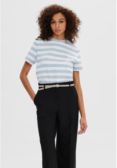 Футболка SLFESSENTIAL STRIPED BOXY TEE