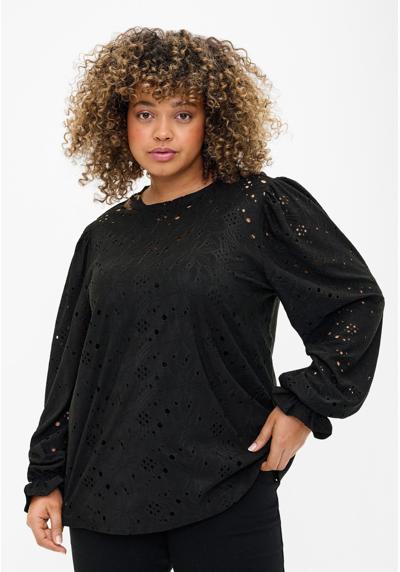 Блузка LONG SLEEVED WITH HOLE PATTERN