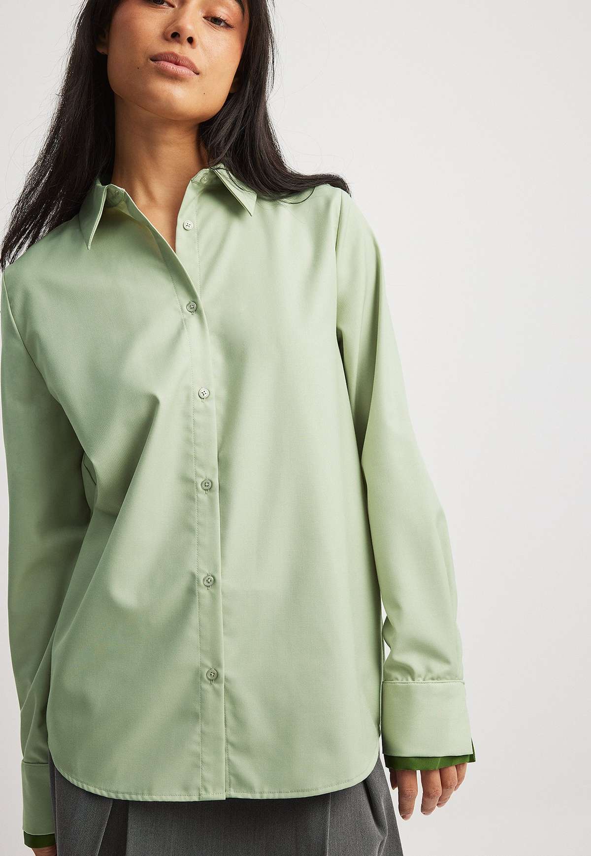 Блуза-рубашка MIT MANSCHETTEN DETAIL
