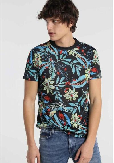 Футболка CAMISETTE KURZER ARMEL FULL PRINT TROPICAL