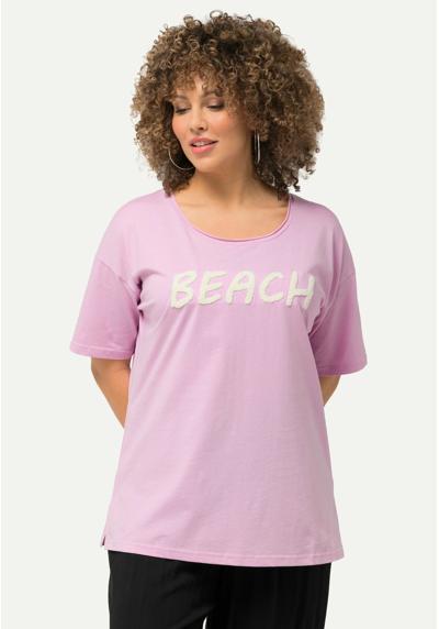 Футболка TEXTURED BEACH LETTERED SHORT SLEEVE