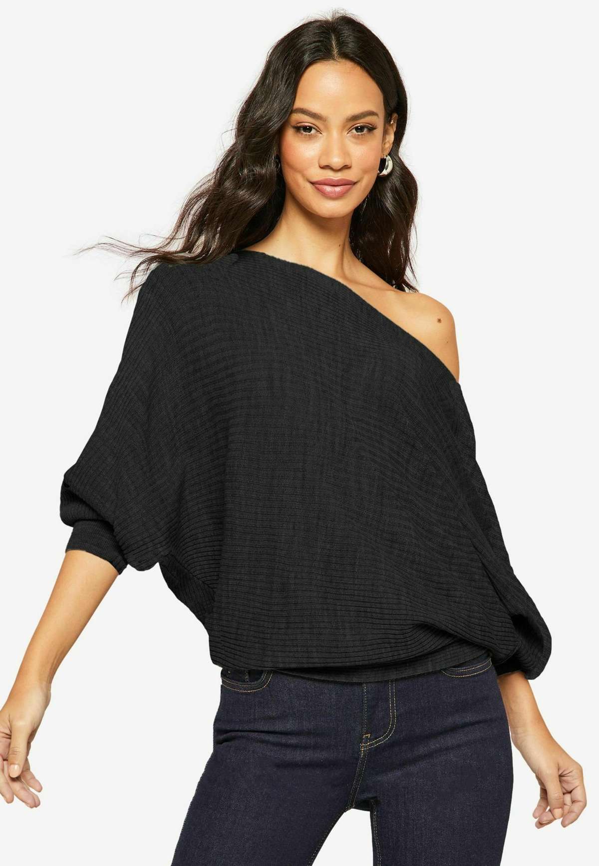 Пуловер BATWING OFF THE SHOULDER